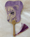 Purple Gaze Fan Painting